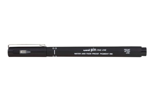 Picture of PEN DRAWING UNI PIN 200 FINE LINE 0.3MM BLACK
