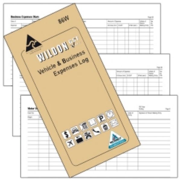 Picture of VEHICLE & BUSINESS LOG BOOK WILDON 86W