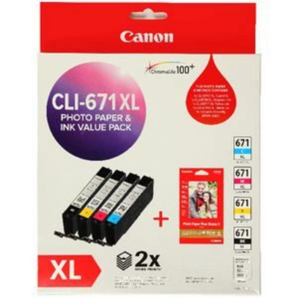 Picture of Canon ClI671XL Value Pack