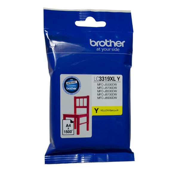 Picture of Brother LC3319 Yellow Ink Cartridge - 1,500 pages