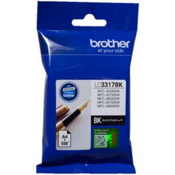 Picture of Brother LC3317 Black Ink Cartridge - 550 pages