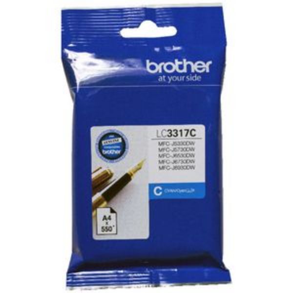 Picture of Brother LC3317 Cyan Ink Cartridge - 550 pages