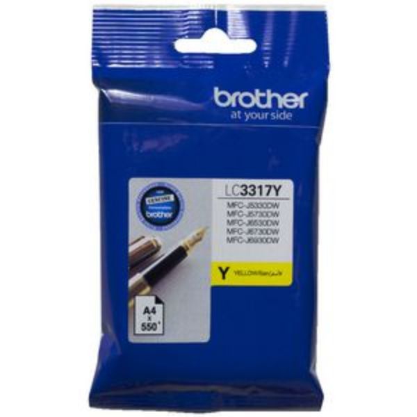 Picture of Brother LC3317 Yellow Ink Cartridge - 550 pages