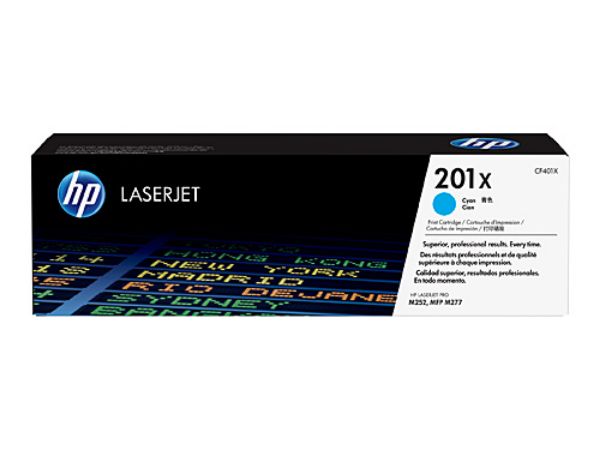 Picture of HP 201X Cyan Toner Cartridge - 2,300 pages