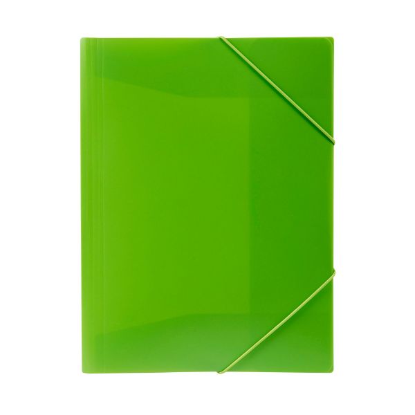 Picture of Document Wallet Marbig A4 Brights Lime