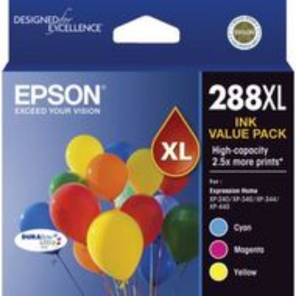Picture of Epson 288 CMY XL Colour Pack