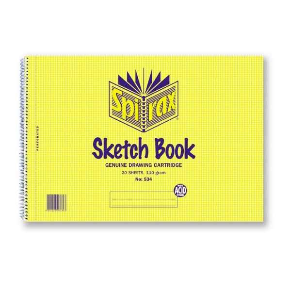 Picture of Spirax Sketch Book 534 A4 20 Leaf/40pages