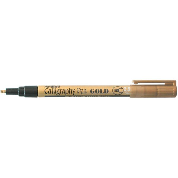 Picture of Artline 993 Caligraphy Marker Metalic 2.5mm Gold