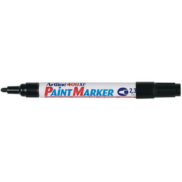 Picture of Artline 400 Paint Marker Permanent 2.3mm Bullet Black