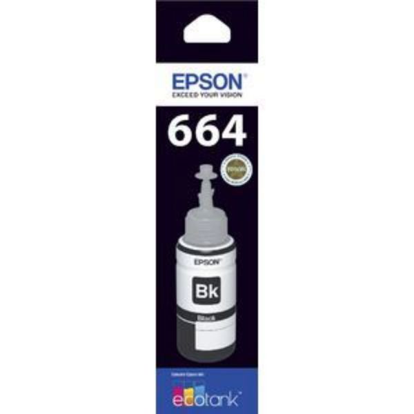 Picture of Epson T664 EcoTank Black Ink Bottle