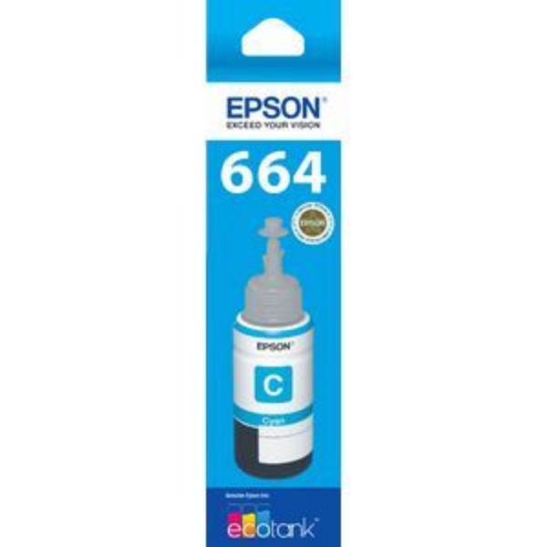 Picture of Epson T664 EcoTank Cyan Ink