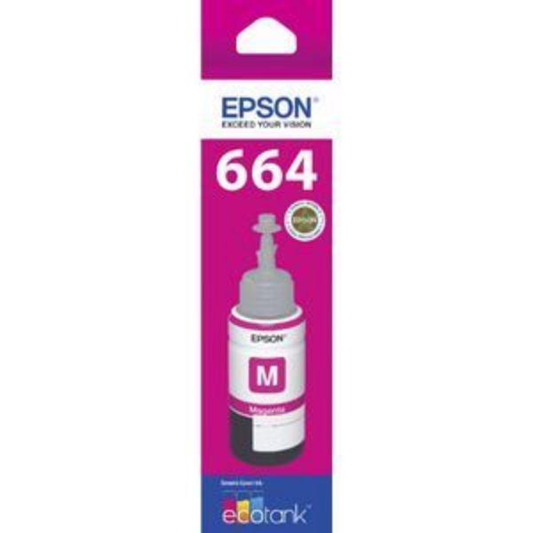 Picture of Epson T664 EcoTank Magenta Ink