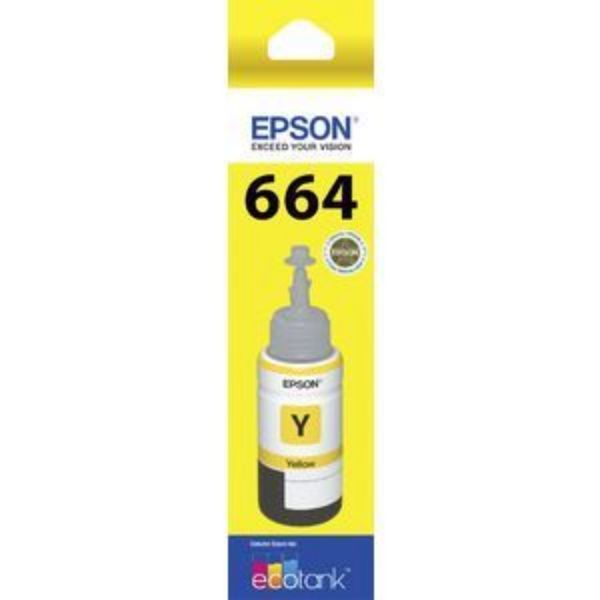 Picture of Epson T664 EcoTank Yellow Ink Bottle