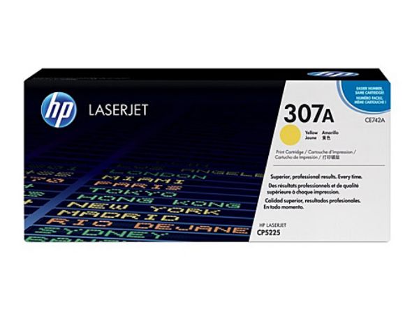 Picture of HP 307A Yellow Toner Cartridge - 7,300 pages