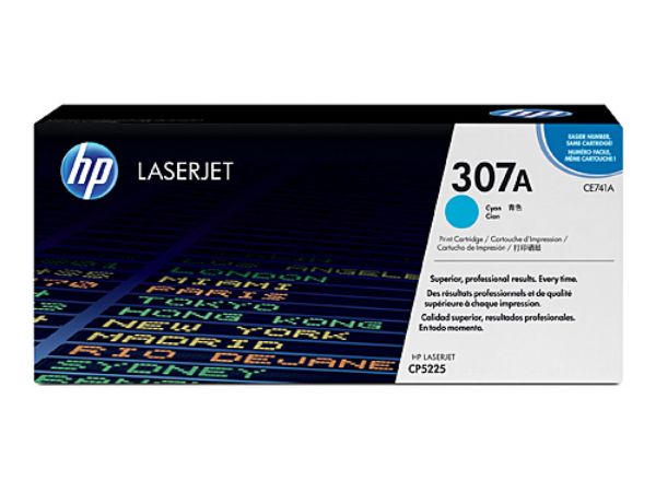 Picture of HP 307A Cyan Toner Cartridge - 7,300 pages