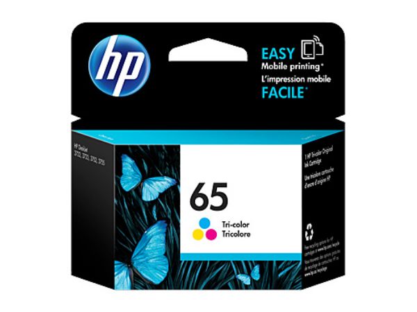 Picture of HP #65 Tri Colour Ink N9K01AA - 100 pages