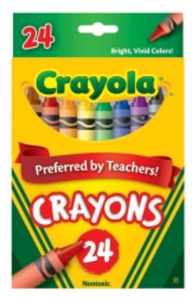 Picture of CRAYONS CRAYOLA REGULAR PK24