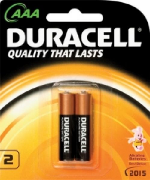 Picture of BATTERY DURACELL ALK AAA BP2
