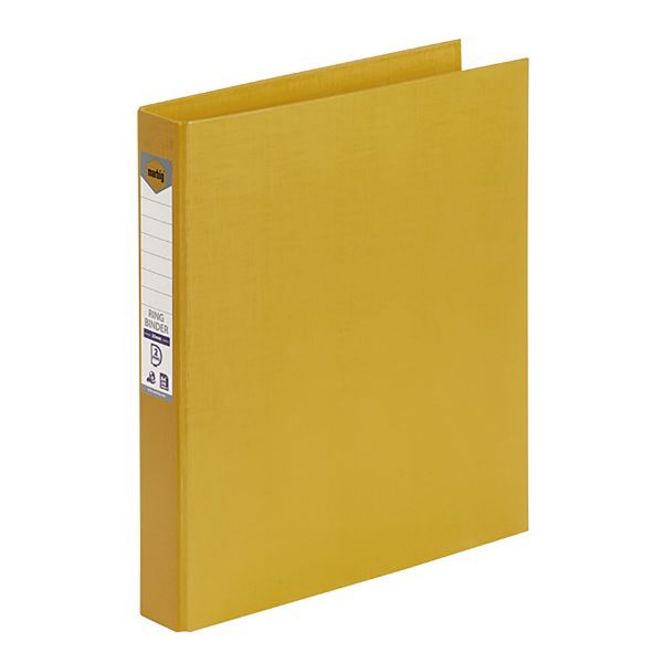 Picture of MARBIG RING BINDER A4 25MM 2D PE YELLOW