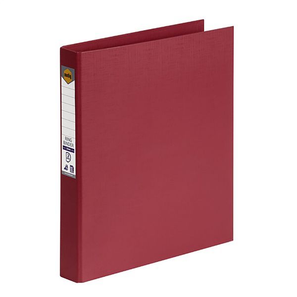 Picture of MARBIG RING BINDER A4 25MM 2D PE DEEP RED
