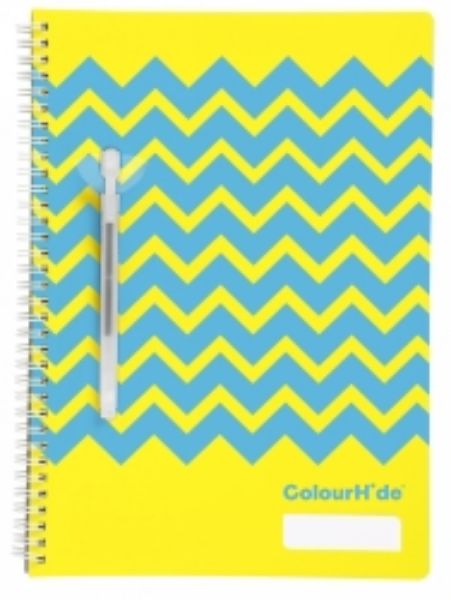 Picture of COLOURHIDE MY DESIGNER NOTEBOOK A4 120 PAGE CHEVRON