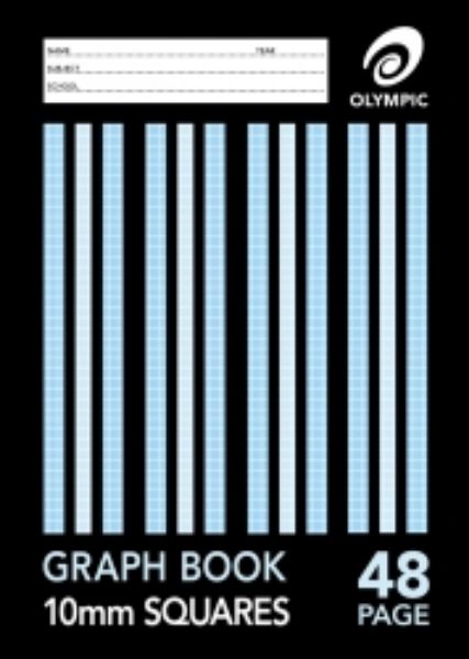 Picture of GRAPH BOOK OLYMPIC A4 10MM 48PG