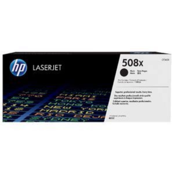 Picture of HP 508X Black Toner Cartridge - 12,500 pages