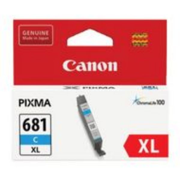 Picture of Canon CLI681XL Cyan Ink Cartridge - 515 pages