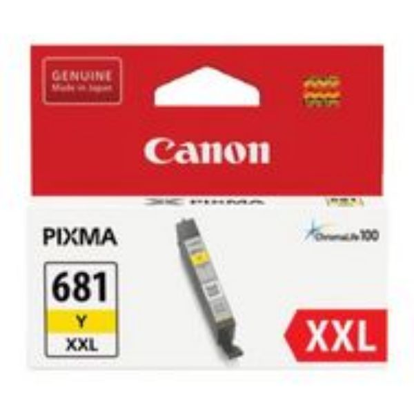 Picture of Canon CLI681XXL Yellow Ink Cartridge - 760 pages