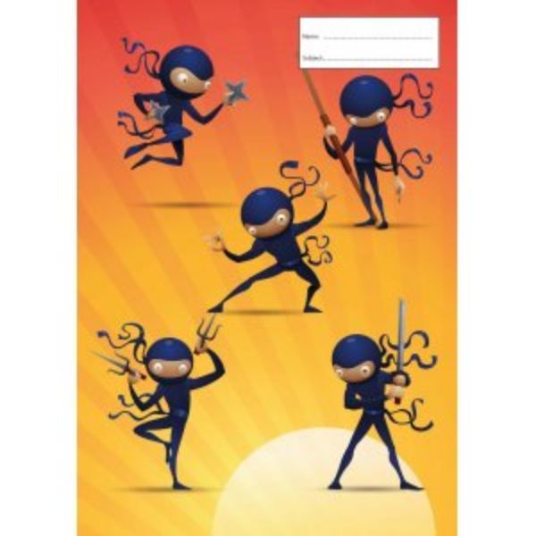 Picture of Exercise Book Cocer A4 Ninja