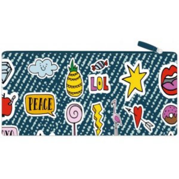 Picture of Pencil Case 33cm x 16cm Patches