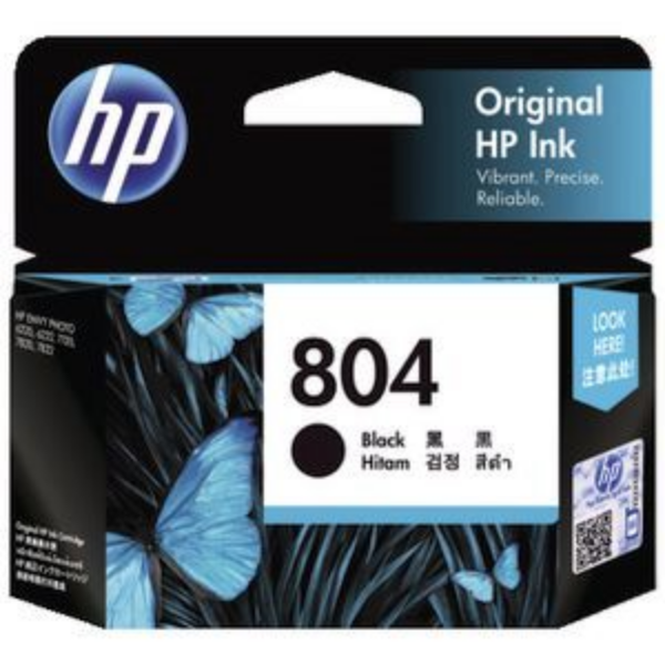 Picture of HP 804 Black Ink Cartridge - 200 pages