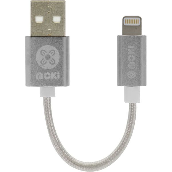 Picture of Moki BraidLight Sync Charge Cable Silver ACC MSTLCAPO