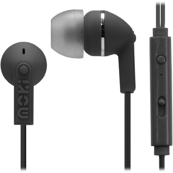 Picture of Moki Noise Isolation Earbuds mic Black ACC HCBMK