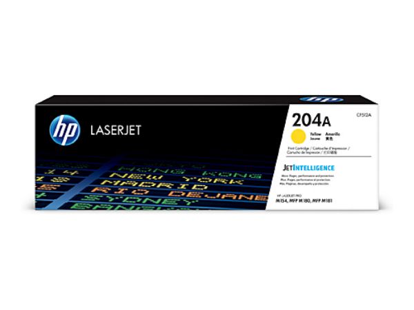 Picture of HP 204A Yellow Toner Cartridge CF512A - 900 pages