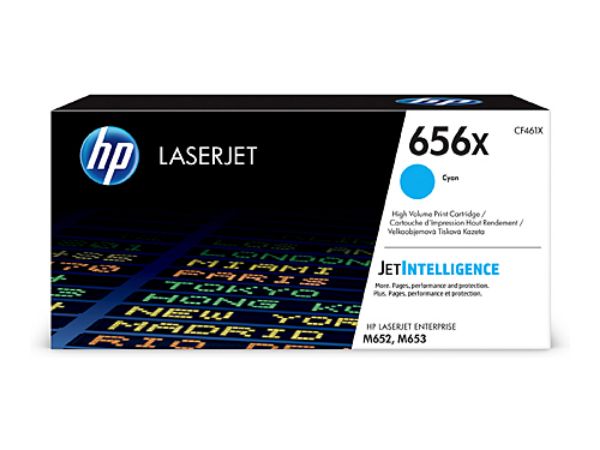 Picture of HP 656X Cyan Toner Cartridge - 22,000 pages
