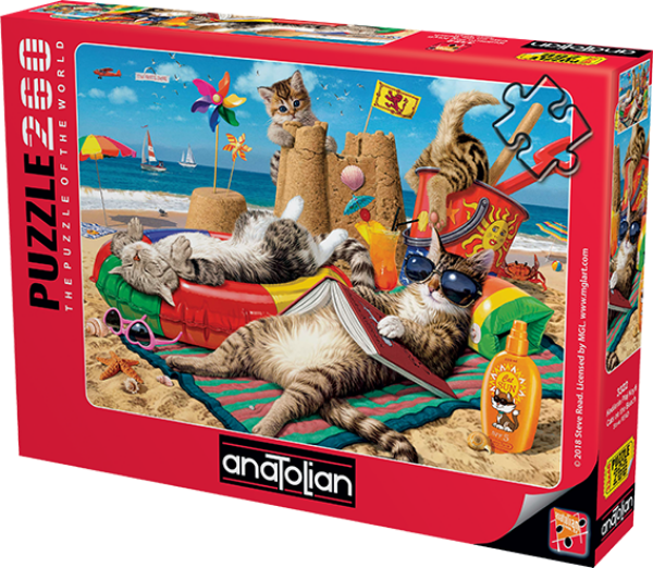Picture of 260p Anatolian Jigsaw Cats On The Beach