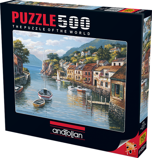 Picture of 500p Anatolian Jigsaw Village On The Water