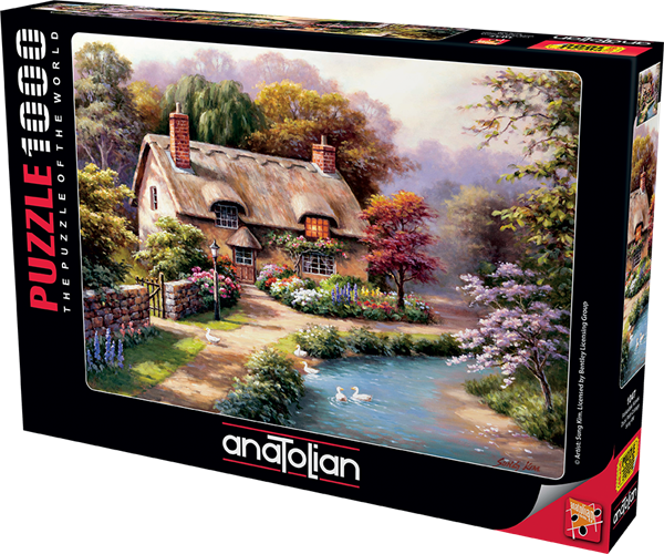 Picture of 1000 Piece Jigsaw Anatolian Duck Path Cottage