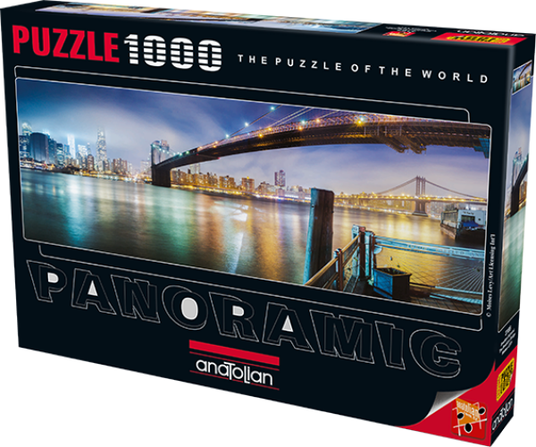 Picture of 1000 Piece Jigsaw Anatolian Panoramic The Brooklyn Bridge