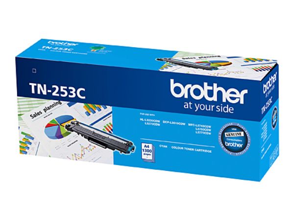 Picture of Brother TN253 Cyan Toner Cartridge - 1,300 pages