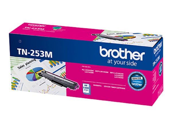Picture of Brother TN253 Magenta Toner Cartridge - 1,300 pages