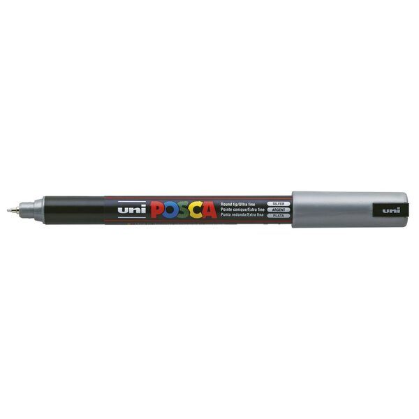 Picture of Posca PC 1MR Silver Paint Marker