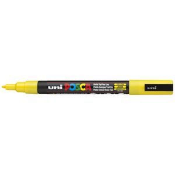 Picture of POSCA FINE BULLET TIP GLITTER YELLOW
