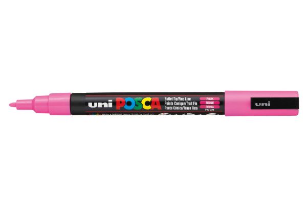 Picture of POSCA FINE BULLET TIP PINK