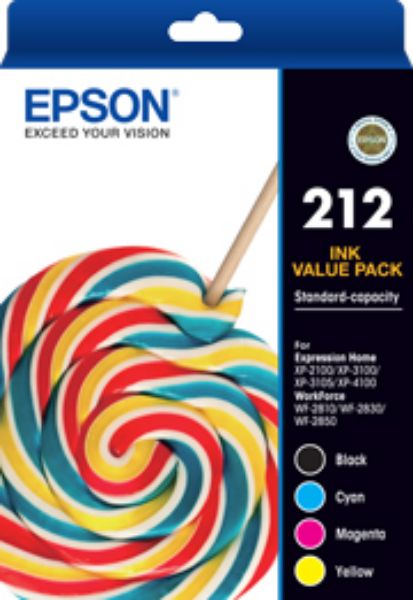 Picture of Epson 212 - Std Capacity - Value Pack