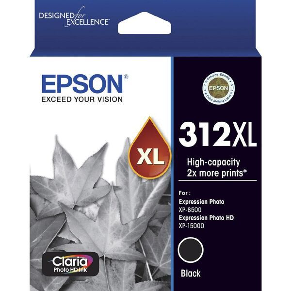 Picture of Epson 312XL Black Ink Cartridge