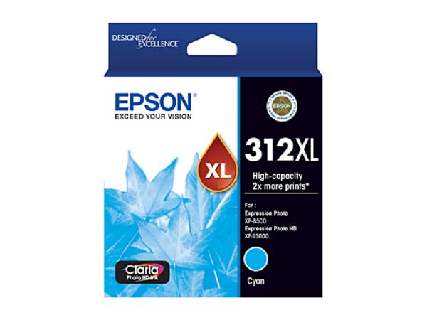 Picture of Epson 312XL Cyan Ink Cartridge