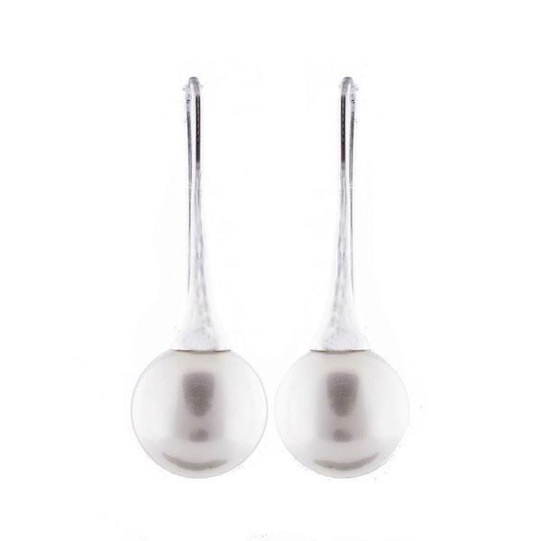 Picture of Sybella Jewellery Silver pearl Drop Earrings