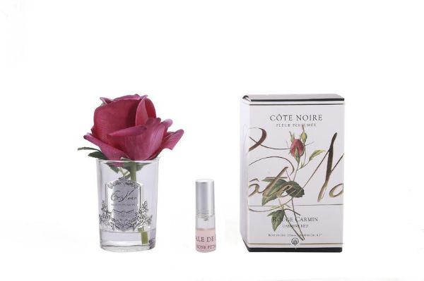 Picture of COTE NOIRE - PERFUMED NATURAL TOUCH ROSE BUD - CLEAR - CARMINE RED